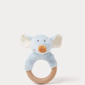 Teddykompaniet Diinglisar, pelytė barškutis su mediniu žiedu