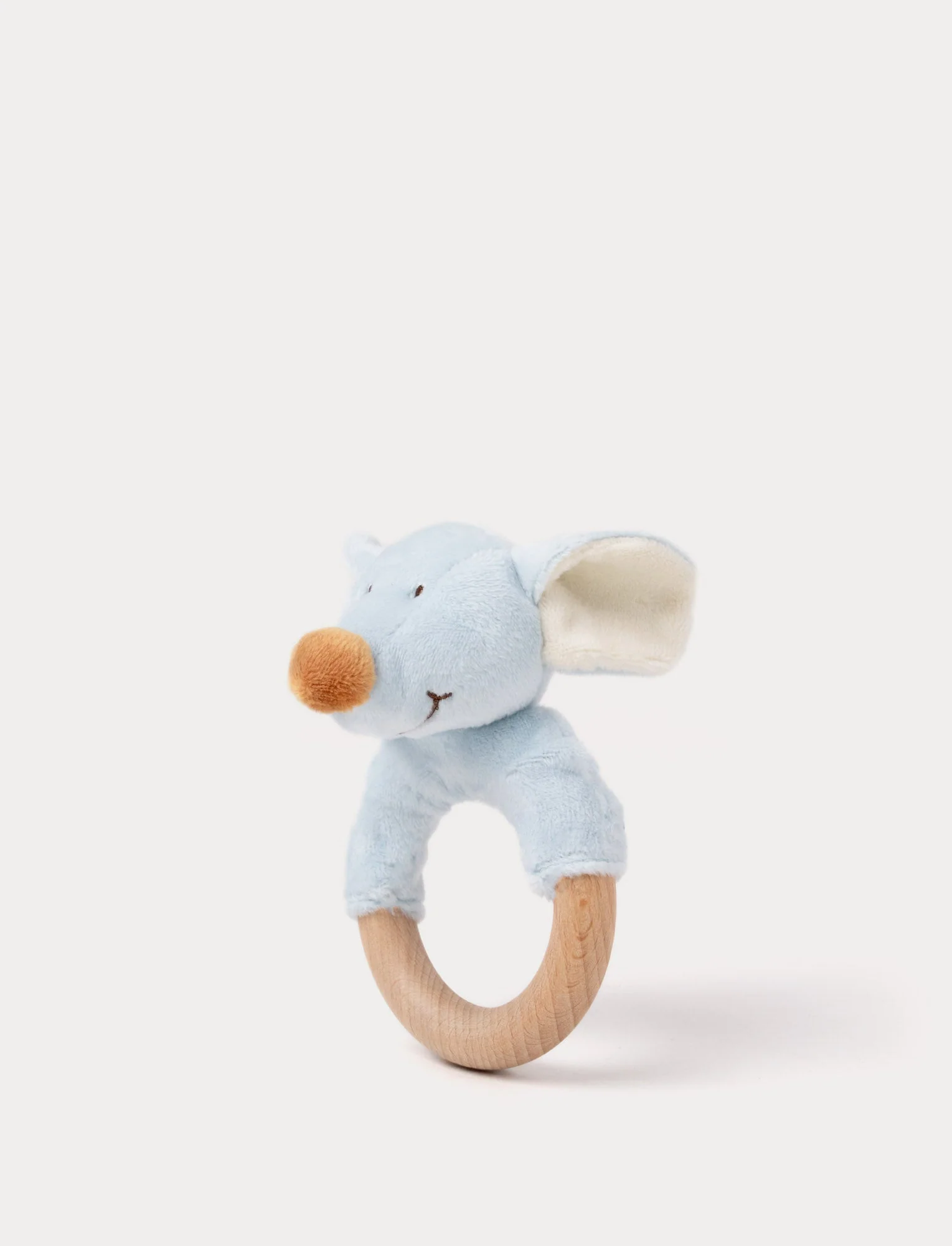 Teddykompaniet Diinglisar, pelytė barškutis su mediniu žiedu - Image 2