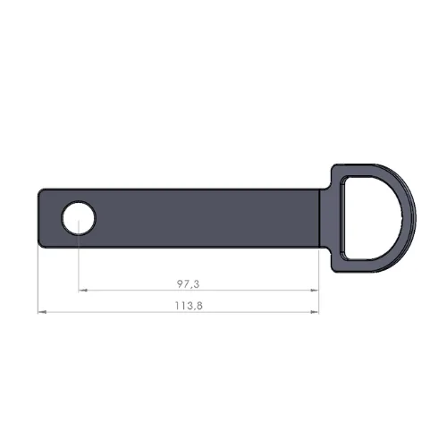 Axkid tvirtinimo kilpos automobiliui 160 mm - Image 5